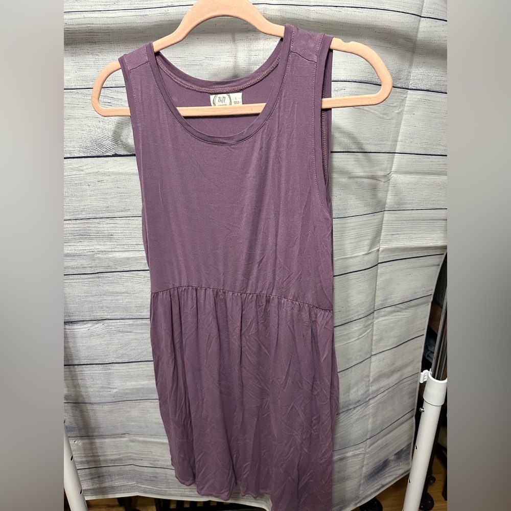 Maurices Lavender Mauve Casual Dress Large